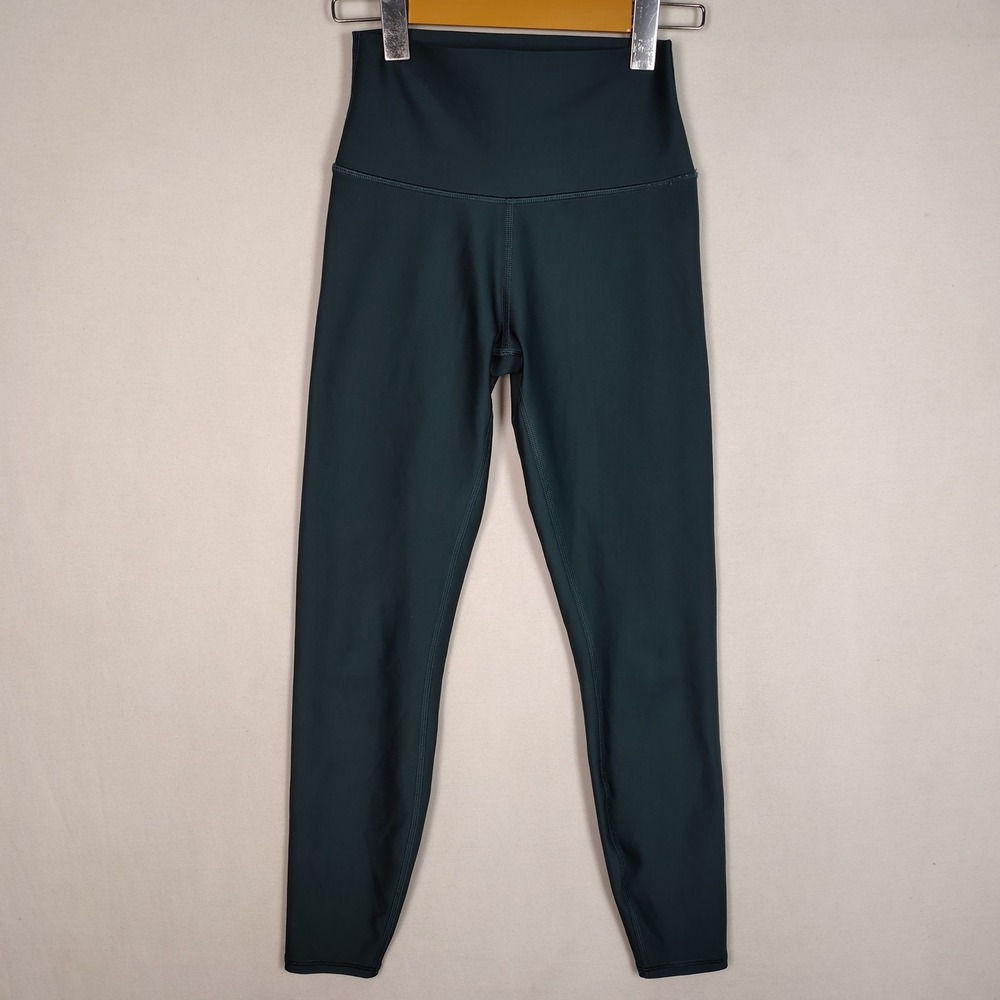Alo Yoga High-Waist Airbrush Leggings Dark Forest Green XS W5473R